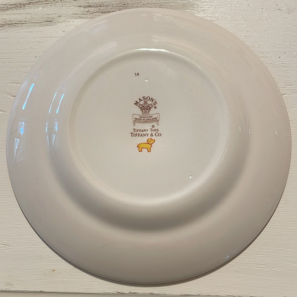 New Tiffany & Co. Children's Drummer Boy Ironstone Dining Set Made in England - Picture 6 of 10